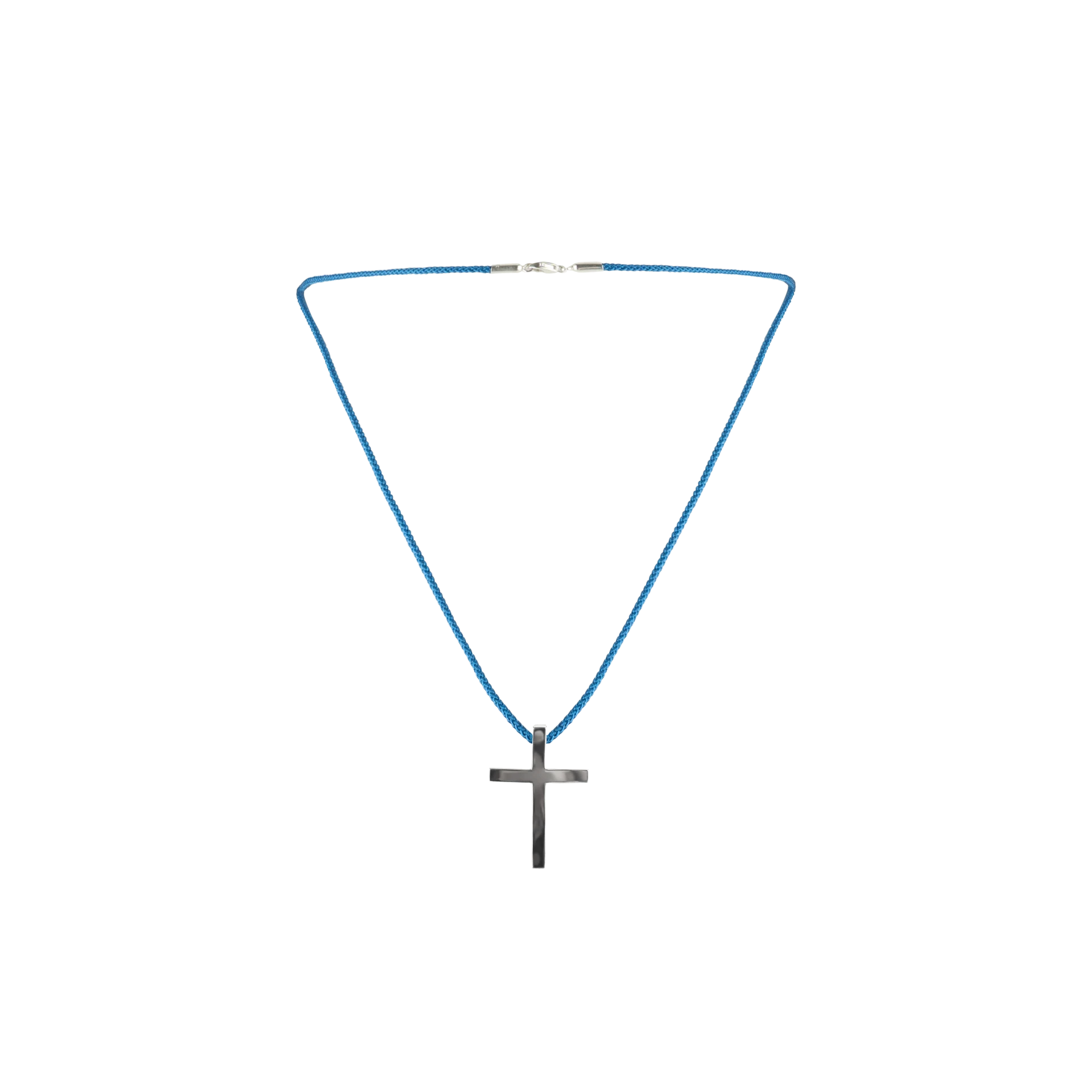 Silver cross polished