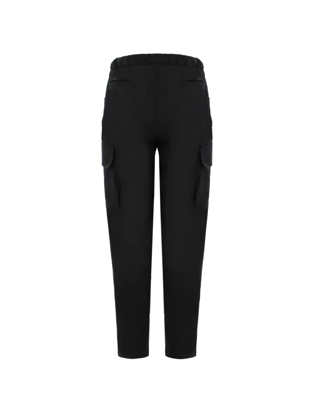 Linen military cargo pants