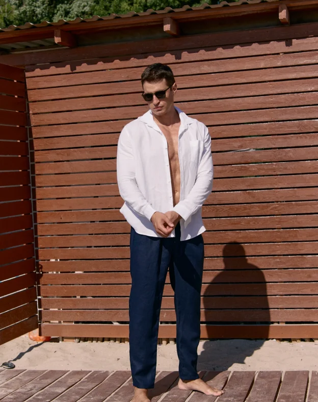 Linen white shirt