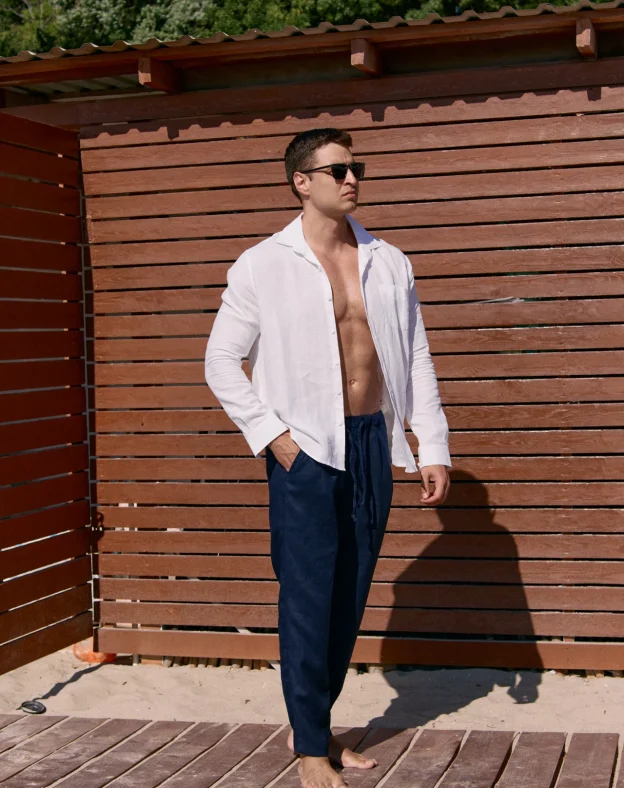 Linen white shirt